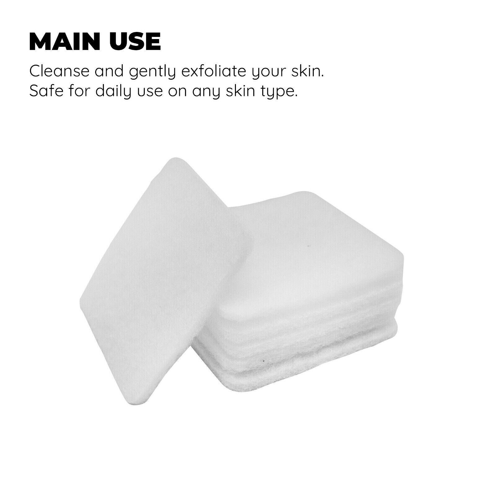 Facial Exfoliating Pads ~Natural~ Apply Cleanser of Choice ~ 50 count per pack!