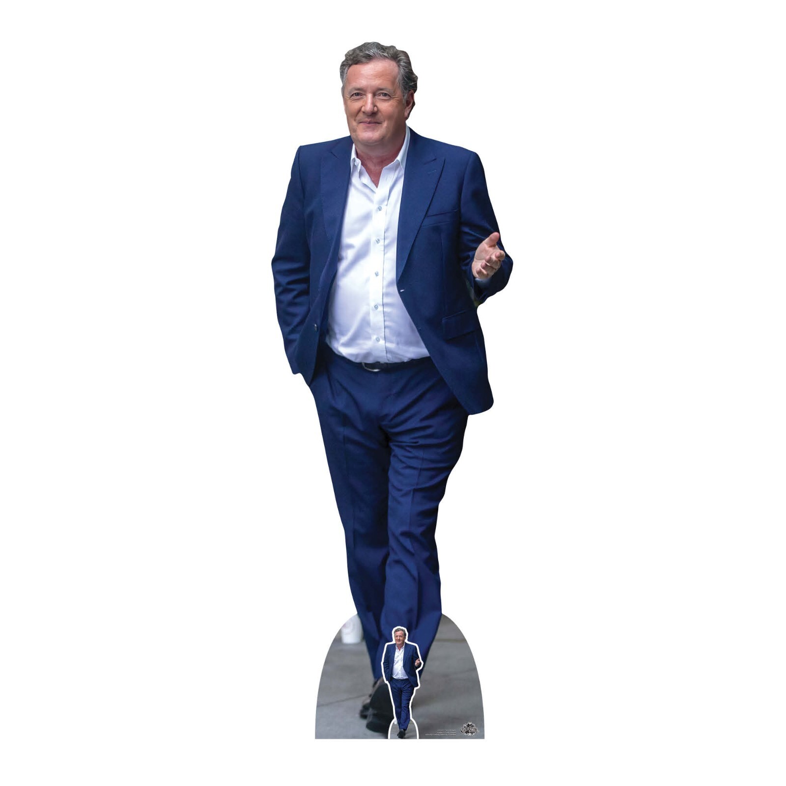 Piers Morgan Lifesize Cardboard Cutout with Free Mini Standee / Standup