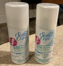 Lot Of 2 Gillette Satin Care ULTRA SENSITIVE Irritation Defense Shave Gel 2.5 oz