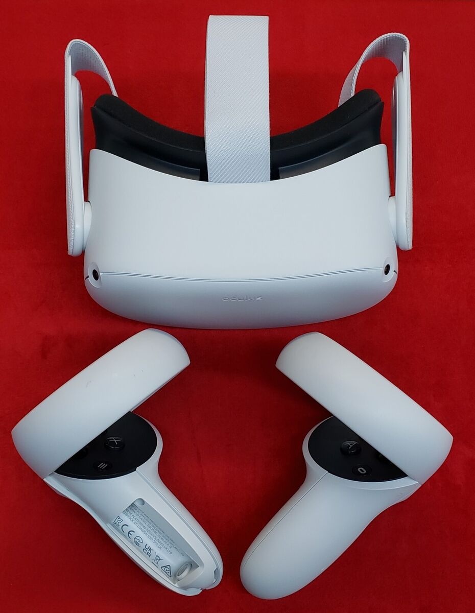 Meta Oculus Quest 2 64GB Standalone VR Headset w/ Controllers - Stick Drift Read Meta Oculus Quest 2 64GB Standalone VR Headset w/ Controllers - Stick Drift Read