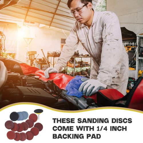 1 Set Sanding Discs Pads Drill Sander Attachment Sandpaper Pads With Backing - Picture 12 of 12