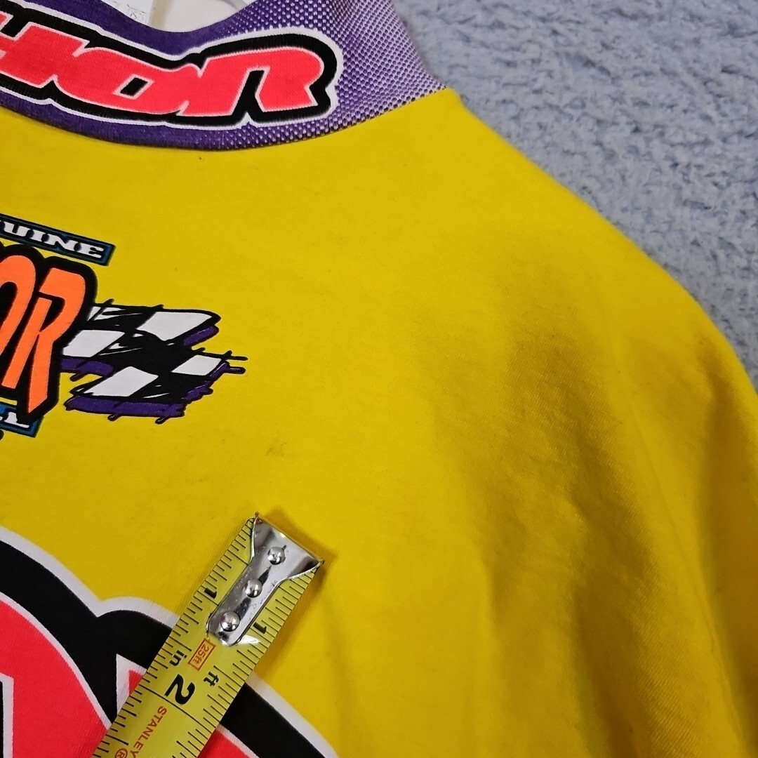 VINTAGE 90's THOR MOTORSPORTS VELOCITY AOP LONG SLEEVE SHIRT Size