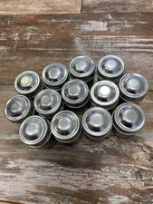 13 Vintage Metal Screw Top Film Can Containers Single Roll Empty 
