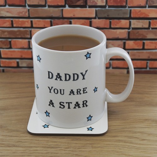 You Are A Star Mug & Coaster Gift Set - Mummy Daddy Mothers Fathers Day - Picture 9 of 9