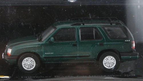 CHEVROLET Blazer - 2nd Generation - 2002 - greenmetallic - Atlas 1:43 - Imagen 5 de 6
