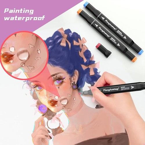 168 Farben Graffiti Stift Fettige Mark Marker Set für Sketch Marker Stifte Set - Bild 7 von 19