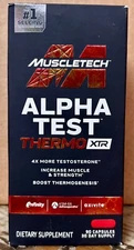 MUSCLETECH ALPHA TEST THERMO XTR | 90 CT | EXP 01/27