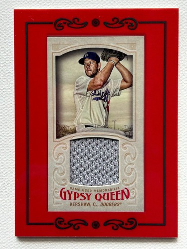 2016 Topps Gypsy Queen CLAYTON KERSHAW Mini Framed Relic #GMR-CKE
