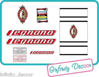 Kit stickers adesivi per bici vintage LEGNANO - Legnano bici