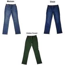 Bandolino Women's Stretch High Rise 30" Inseam Amy Straight Jean