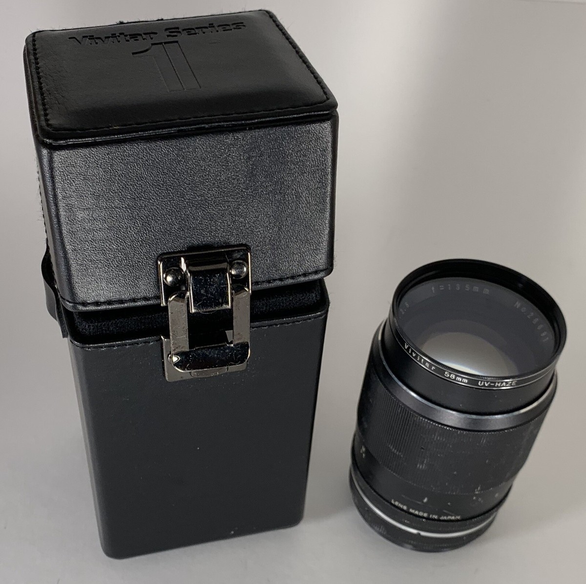 Vivitar 58mm Auto UV-HAZE Telephoto 135mm 1:2.8 Samigon Camera