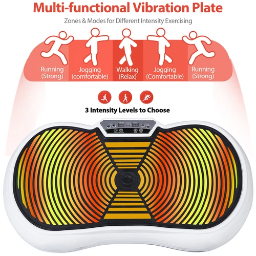 Máquina de Ejercicio Compacta Vibration Plat Todo el Cuerpo con Control Remoto Negro/Blanco/Rojo - Imagen 26 de 32