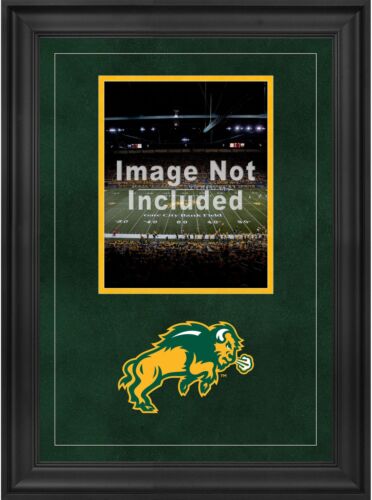 Cornice fotografica verticale North Dakota State Bison Deluxe 8"" x 10"" con logo della squadra - Foto 1 di 1