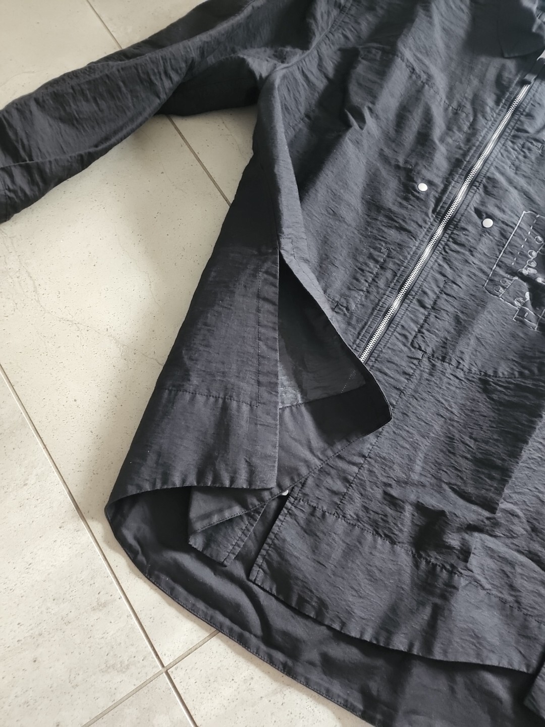 Made In Italy Stone Island Shadow Project Nyco Overshirt Jacket Black L image 8