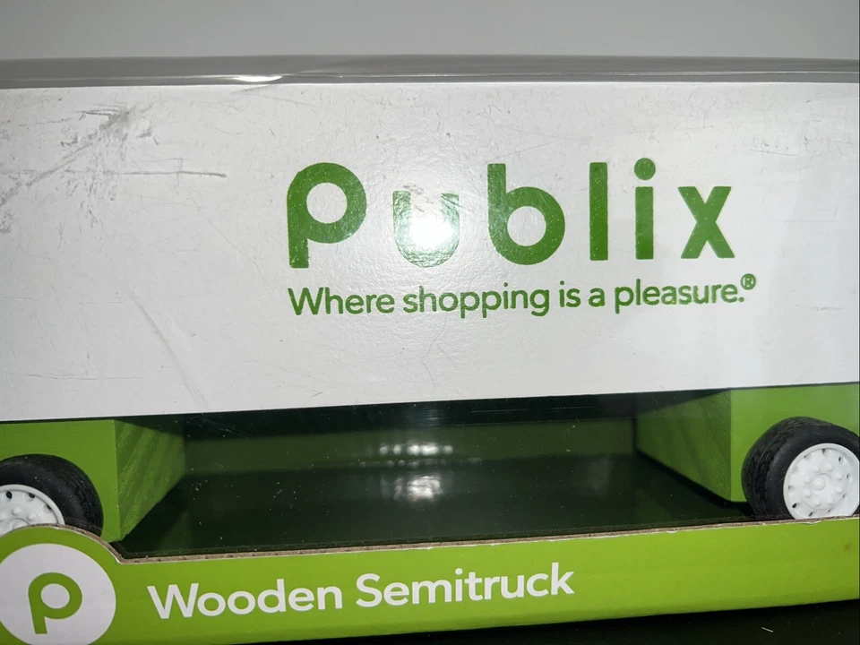 "Semirremolque de madera Publix Supermarket camión de reparto nuevo 2023 neumáticos rodantes 13""" Foto 2 de 4