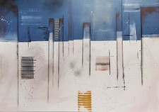 ORIGINAL Abstrakt Malerei Acryl Bild Gemälde Kunst Modern Art XXL HANDGEMALT