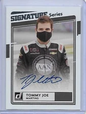 TOMMY JOE MARTINS 2021 DONRUSS SIGNATURE SERIES AUTOGRAPH