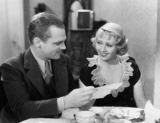 James Cagney As Flicker Hayes And Joan Blondell As Rose Lawrence In 1934 PHOTO