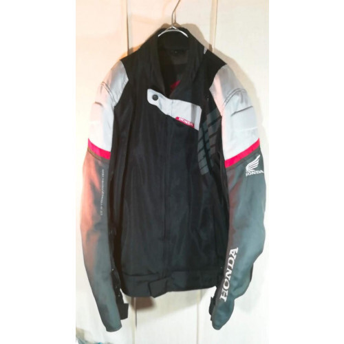 HONDA Mesh Motorcycle Jacket Size:L Black Lightweight OSYEJ-R33 VG