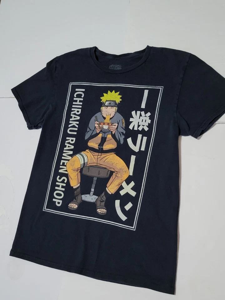 (#2) Camisa Naruto Youth Boys Anime Negra Gráfica Talla Juvenil Mediana Negra Foto 2 de 4