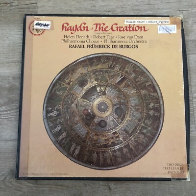 HAYDN THE CREATION, DE BURGOS DONATH TEAR - 2 LP SB-3859 QUADRAPHONIC