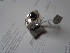 NEW Girls 175 Sterling Silver Ring Hematite Ball-size 7.75-Gift-Custom Made USA