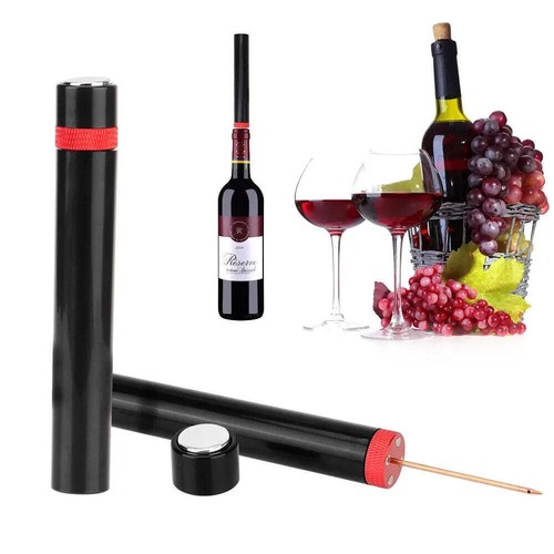 Wine Bottle Opener Wine Corkscrew Pin Jar Cork Remover Air Pressure Pump Bar Too
