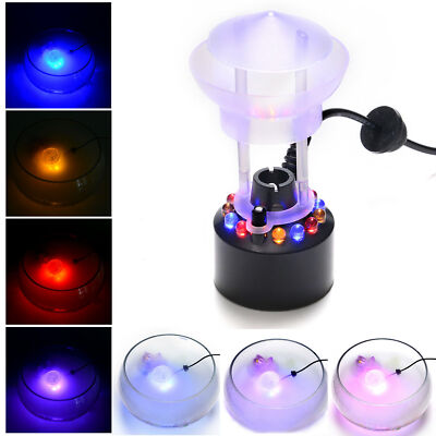 12 LED Mist Maker Fogger Water Fountain Pond Fog Air Humidifier Machine Atomizer
