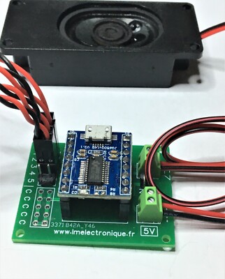 BRUITEUR 4 SONS + HP POUR BATEAU RC Module Sonore