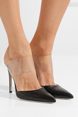 gianvito rossi pvc mules