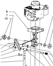 Transmission 46138 ARDISAM OEM FITS MC43,MC43E,MC440 UNITS