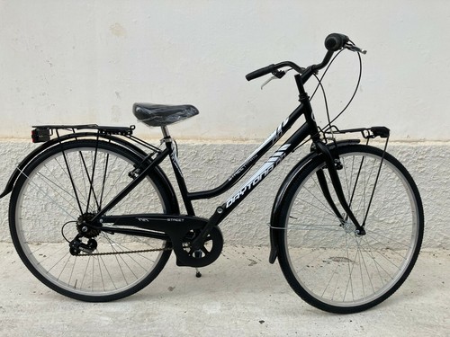 BICI 28 TREKKING DONNA ACCIAIO 6V DAYTONA NERA | eBay