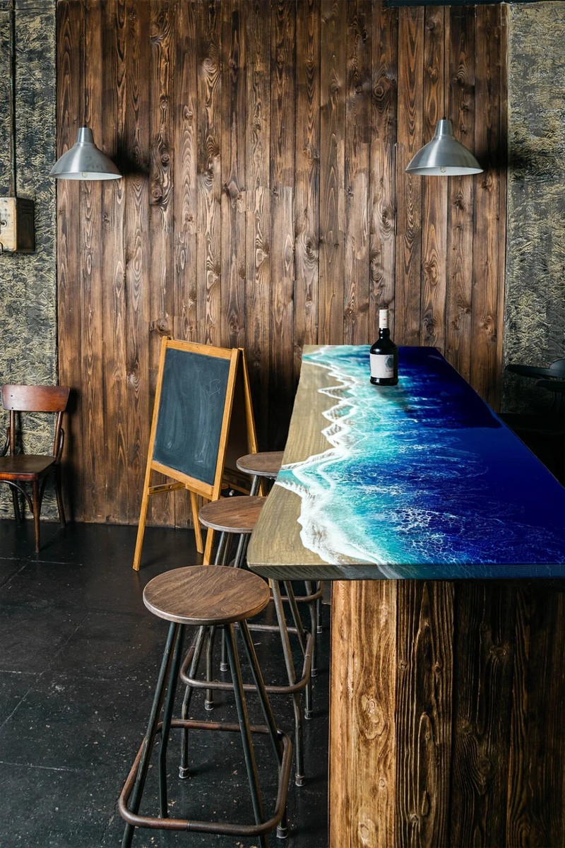 Console Table, Entry Way Table, Custom order, Epoxy resin table, Handmade  Table,