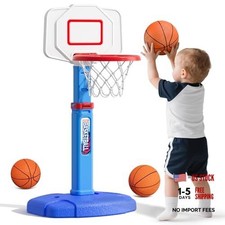 Toddler Basketball Hoop, Adjustable Height Indoor without scoreboard  LED