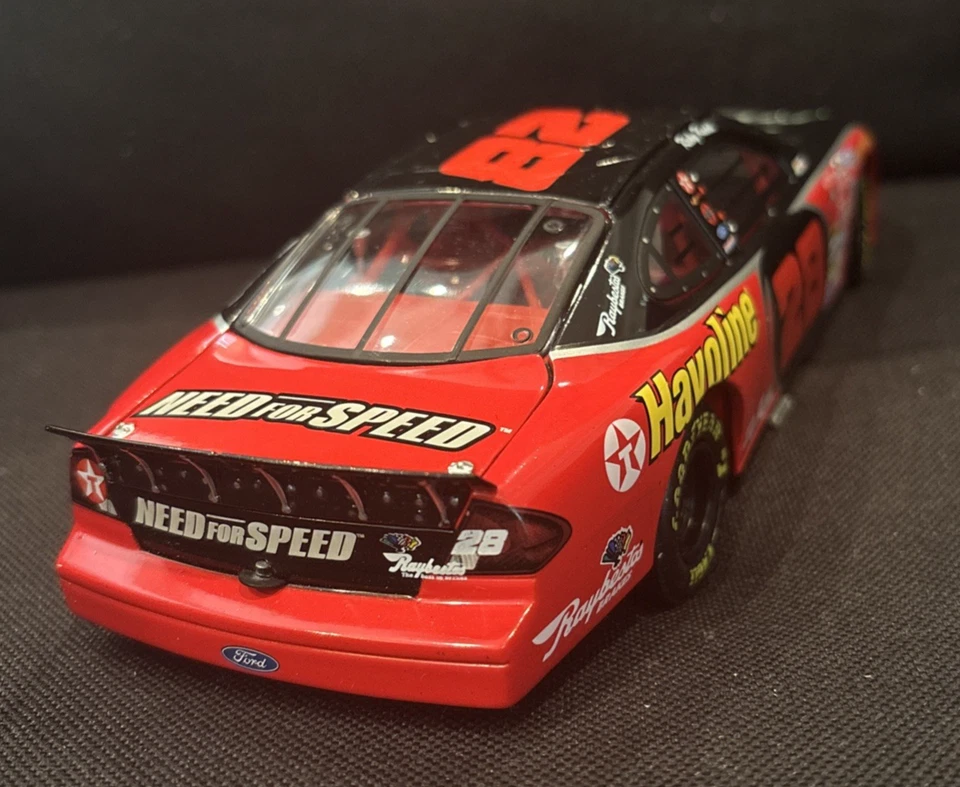 2001 Ricky Rudd #28 Texaco Havoline Need For Speed 1:24 Action Mac Tools - Image 4 of 4