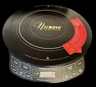 Nuwave Precision Induction Cooktop 12  Shatter-Proof Ceramic Glass Surface Works