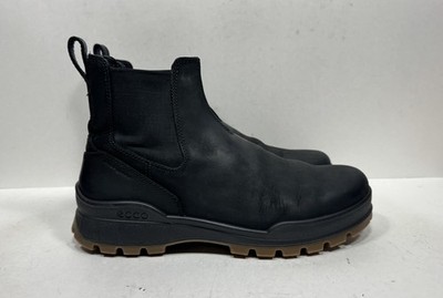 ECCO Track 25 Hydromax Black Chelsea Boot Water Repellent EU 44 Size 10-10.5
