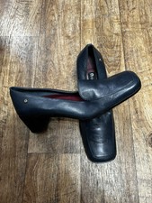 Vintage Eitenne Aigner Status Navy Leather Heels Pumps Size 7
