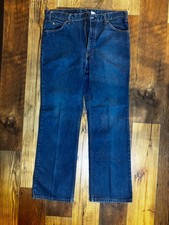 Vintage 1980's Men's Levi's 517 Orange Tab Boot Cut Jeans 36x31