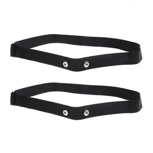 2Pcs Bandes élastiques de la poitrine de rythme cardiaque pour Geonaute N8D4