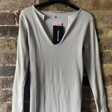 Silver structured contour rib v neck bodycon dress