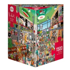 HEYE PUZZLE 1500 PIECES RECORD STORE BY MARC HEROLD 80x60 cm ART 30086