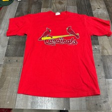 St Louis Cardinals Baseball VTG Lee Sport Mens T-Shirt Size M
