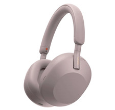 Sony - WH1000XM5 Wireless Noise-Canceling Over-the-Ear Headphones - Smoky Pink