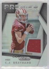 2017 Panini Prizm Prizm Premier Jerseys CJ Beathard #23 yf0