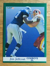 1991 Fleer #232 Jim Jeffcoat