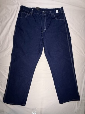 Dickies Carpenter Jeans Mens 36x30 Blue Denim Relaxed Fit Utility Workwear Pants