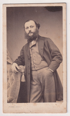 CDV Pierre Petit in Paris - Character to be identified - Vintage albumen print c.1868