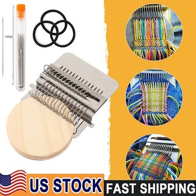 Loom Knitting Kit,Patch Kit Weaving Loom,Portable Patch Darning Loom Kit OY