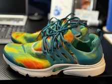 Nike Air Presto Spruce Green Tie-Dye Orange Pearl White CT3550-200 Men's